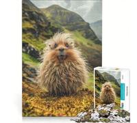 Puzzles pour Adultes 1000 pièces Haggis écossais Sauvage Jeu interactif pour s'amuser en Famille et renforcer Les Liens Amoureux 50x75cm