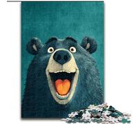 Puzzles pour Adultes 1000 pièces Happy Bear, Jouet éducatif intellectuel décompressant pour Anniversaire, Noël 50x75cm