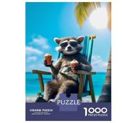 Puzzles pour Adultes 1000 Pièces Healing The Beach Puzzle pour Adultes - Jouet Anti-Stress - Cadeau d'anniversaire - Cadeau De Noël 70x50cm/1000pcs