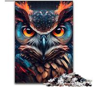 Puzzles pour Adultes 1000 pièces Hibou Animal, Activité familiale pour renforcer l'amour Entre Couples à partir de 14 Ans (Taille 50x75cm)