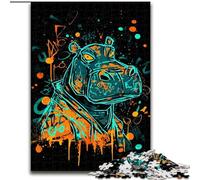 Puzzles pour Adultes 1000 pièces Hippo Fantastique, à partir de 14 Ans, Jeux éducatifs, Jouets à Faire soi-même, œuvres d'art, Cadeau (Taille 26x38cm)
