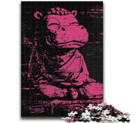 Puzzles pour Adultes 1000 pièces Hippo Fantastique Anti-Stress Défi Difficile Convient pour la décoration de Bureau 26x38cm