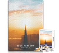 Puzzles pour Adultes - 1000 pièces - Ho Chi Minh-Ville - Jeux éducatifs - Idée Cadeau pour se détendre - Format 38x52cm