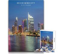Puzzles pour Adultes - 1000 pièces - Ho Chi Minh-Ville - Jeux éducatifs - Idée Cadeau pour se détendre - Format 38x52cm