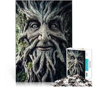 Puzzles pour Adultes 1000 pièces Homme élémentaire Arbre Compétition de Vitesse Manuelle est idéal comme Cadeau pour Toute la Famille 52x38cm