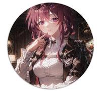 Puzzles pour Adultes 1000 pièces Honkai Star Rail Puzzle sphérique Puzzles en Carton 26,5x26,5 Pouces
