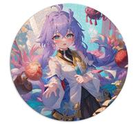 Puzzles pour Adultes 1000 pièces Honkai Star Rail Puzzles sphériques pour Puzzles en Carton 26,5x26,5 Pouces