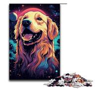 Puzzles pour Adultes 1000 pièces Husky Mignon et honnête Jeu de Puzzles Amusant 75 x 50 cm