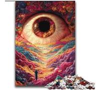 Puzzles pour Adultes 1000 pièces Œil mystérieux, Aide Le Cerveau à exercer des Jouets addictifs pour cultiver la Patience, Cadeau d'anniversaire 38x52cm