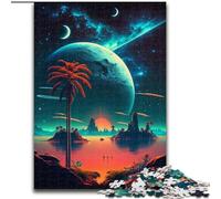 Puzzles pour Adultes 1000 pièces Île dans la mer, Jeu Familial interactif, idéal pour Les Adolescents, Cadeau Casse-tête (Taille : 50x75cm)