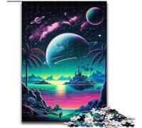 Puzzles pour Adultes 1000 pièces Île dans la mer Puzzle Adulte Jeu Cadeau Famille Jeu interactif Défi cérébral Cadeau (Taille : 26x38cm)