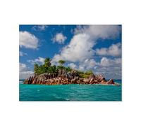 Puzzles pour Adultes 1000 Pièces，Île Saint-Pierre - Seychelles，Puzzles en Papier pour Adultes Décompression Jouets Puzzle,Puzzles Classiques（50x70cm）-AR53