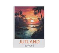Puzzles pour Adultes 1000 Pièces,Image De Puzzle en Bois pour Adultes，Jutland, Europe，Puzzles pour Enfants Jeux Éducatifs Jouets Joli Cadeau,Puzzles Classiques（75x50cm）-HZ32