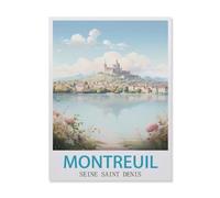 Puzzles pour Adultes 1000 Pièces,Image De Puzzle en Papier pour Adultes，Montreuil Seine-Saint-Denis，Puzzles pour Enfants Jeux Éducatifs Jouets Joli Cadeau,Puzzles Classiques（50x70cm）-GM82