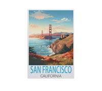 Puzzles pour Adultes 1000 Pièces,Image De Puzzle en Papier pour Adultes,San Francisco Californie,Puzzles pour Enfants Jeux Éducatifs Jouets Joli Cadeau,Puzzles Classiques(38x26cm)-FV82