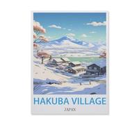 Puzzles pour Adultes 1000 Pièces,Image De Puzzle en Papier pour Adultes，Village de Hakuba Japon，Puzzles pour Enfants Jeux Éducatifs Jouets Joli Cadeau,Puzzles Classiques（50x70cm）-IE35