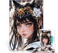 Puzzles pour Adultes 1000 pièces Impératrice céleste Nekomata Jouet éducatif intellectuel décompressant Cadeau Amusant 38x26cm
