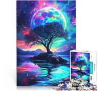 Puzzles pour Adultes 1000 pièces Incroyable Nature Fantastique néon Jouet éducatif d'apprentissage 26x38cm Anti-Stress défi Difficile