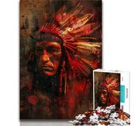 Puzzles pour Adultes 1000 pièces Indiens, Jeux éducatifs, décoration d'intérieur, idéal comme Cadeau pour Toute la Famille (75x50cm)