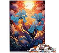Puzzles pour Adultes 1000 pièces Jacinthes portugaises Jeu de Quiz 26x38cm Améliorer l'amour Entre Les Couples Convient aux Adolescents de 14 Ans et Plus