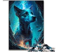 Puzzles pour Adultes 1000 pièces Jack Russell Terrier Chien Puzzle en Carton, idéal pour et s'amuser en Famille - Cadeau Parfait pour Les Vacances, Les Anniversaires 1000 pièces(26x38cm)