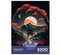 Puzzles pour Adultes 1000 Pièces Japanese Night 08 Puzzles pour Adultes, Jeu Familial, Découpe De Précision, Activités Amusantes À La Maison, 52x38cm/1000pcs