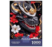 Puzzles pour Adultes 1000 Pièces Japanese T-Rex Dragon Art Puzzle pour Adultes Jeu De Réflexion Améliorez Votre Mémoire Activités Amusantes À La Maison, 52x38cm/1000pcs