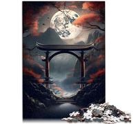 Puzzles pour Adultes 1000 pièces Japonais Fantasy Moon Gate Puzzle éducatif d'apprentissage 26x38cm Améliorer l'amour Entre Les Couples