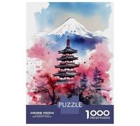 Puzzles pour Adultes, 1000 Pièces, Japonais Peinture Iconique, Puzzles Adolescents, Jeu de Main, Défi Difficile, Jeu sophistiqué, Cadeaux 38 x 26 cm/1000 pièces