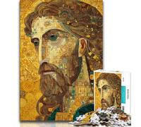 Puzzles pour Adultes 1000 pièces Jésus, Anti-Stress, défi Difficile, Chaque pièce est Unique - Jeu Familial Stimulant et Amusant (75x50cm)