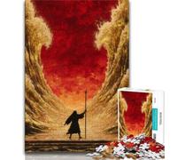 Puzzles pour Adultes 1000 pièces Jésus dans l'océan Puzzles pour Adultes, Anti-Stress Staycation Kill Time Améliorer l'amour Entre Les Couples (Taille 38x26cm)