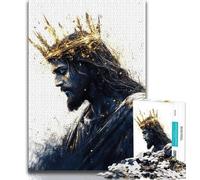 Puzzles pour Adultes 1000 pièces Jésus, Jouets éducatifs et éducatifs, Jeux de Famille, Cadeaux pour Amis et Famille (Taille 38x26cm)