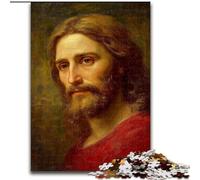 Puzzles pour Adultes 1000 pièces Jésus, Jouets éducatifs, Jeux Anti-Stress, Interaction Parent-Enfant (Taille 50x75cm)
