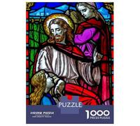 Puzzles pour Adultes 1000 Pièces Jesus with Mary and Martha Puzzle Détente Jeux Défi Difficile Cadeau Anti-Stress 38x26cm/1000pcs