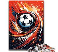 Puzzles pour Adultes 1000 pièces, Jeu de Football coloré et Difficile, à partir de 14 Ans, Superbe Design, Superbe Cadeau, 26x38cm