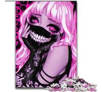 Puzzles pour Adultes 1000 pièces, Jeu de Puzzle Difficile, Dessin animé, Fille démon, éléphant, Jeu intellectuel, Cadeau d'anniversaire, décoration Murale pour Les 14 Ans et Plus (Taille 26x38cm)