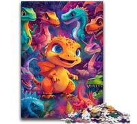 Puzzles pour Adultes 1000 pièces, Jeu de Puzzle Difficile pour bébés Dinosaures, à partir de 14 Ans, Superbe Design, Superbe Cadeau, 50x75cm