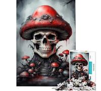 Puzzles pour Adultes 1000 pièces Jeu de réflexion sur Le thème des Champignons Gothiques Un défi intellectuel addictif Un Jeu Manuel captivant Une œuvre d'art Idée Cadeau (Dimensions 50x75cm)