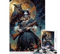 Puzzles pour Adultes 1000 pièces Jeu de Relaxation La Sainte Mort Course de Vitesse Manuelle Décoration intérieure Jouet Difficile et Stimulant (38x52cm)
