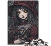 Puzzles pour Adultes 1000 pièces, Jeu éducatif et Amusant pour Anniversaire, thème animé, sorcière, 50x75cm