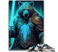 Puzzles pour Adultes 1000 pièces, Jeu éducatif et Difficile, Astral Bear Warriors, idéal comme Cadeau pour Toute la Famille (14 Ans et Plus, 50x75cm)
