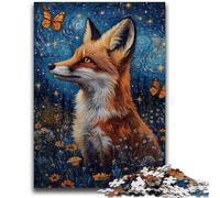 Puzzles pour Adultes 1000 pièces, Jeu éducatif Familial Difficile sur Le thème des Papillons et des Renards, idéal comme Cadeau pour Toute la Famille (14 Ans et Plus, 50x75cm)