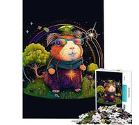 Puzzles pour Adultes 1000 pièces Jeu éducatif sur Le thème du Cochon d'Inde Décoration Murale Jeu Pratique à partir de 14 Ans Dimensions 50x75cm