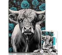 Puzzles pour Adultes 1000 pièces, Jeu Stimulant et Familial avec Affiche et fiche de Questions-réponses Assorties 38x26cm