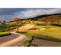 Puzzles pour Adultes 1000 pièces, Jeu Stimulant pour Toute la Famille, Cadeaux pour Femmes et Hommes, paysages naturels, Routes, collines, Italie, Campanie, 50 x 70 cm