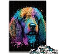 Puzzles pour Adultes 1000 pièces, Jeux éducatifs colorés, Caniche Difficile, Jeu éducatif pour Anniversaire, Noël, pour et à partir de 14 Ans, 26x38cm