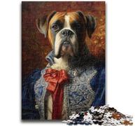 Puzzles pour Adultes 1000 pièces, Jeux éducatifs Difficiles, Chien rétro, Jouets à Faire soi-même, idéal comme Cadeau pour Toute la Famille, 38x26cm
