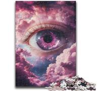 Puzzles pour Adultes 1000 pièces, Jeux éducatifs Difficiles, Œil de l'univers, Jouets à Faire soi-même, idéal comme Cadeau pour Toute la Famille, 50x75cm