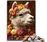 Puzzles pour Adultes 1000 pièces, Jeux éducatifs et Difficiles, Art de l'alpaga, Jouets à Faire soi-même, idéal comme Cadeau pour Toute la Famille, 38x26cm