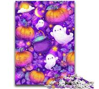 Puzzles pour Adultes 1000 pièces, Jeux éducatifs, thème Halloween, Anti-Stress, Interaction Parent-Enfant, à partir de 14 Ans, 50x75cm